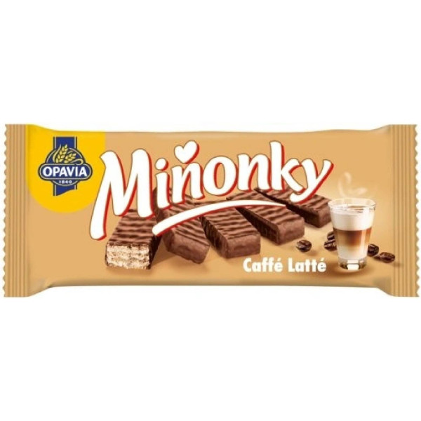 Oplatky Opavia Miňonky Caffé latté 50 g. (1)