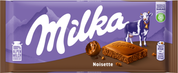 Čokoláda MILKA Hazelnut 100g (1)