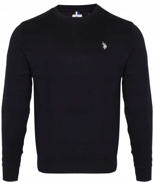 Mikina U.S.POLO regular modrá pánská až 3XL (1)