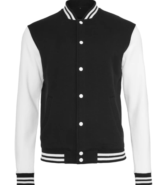 Bunda baseball BYB black-white až 4XL (1)