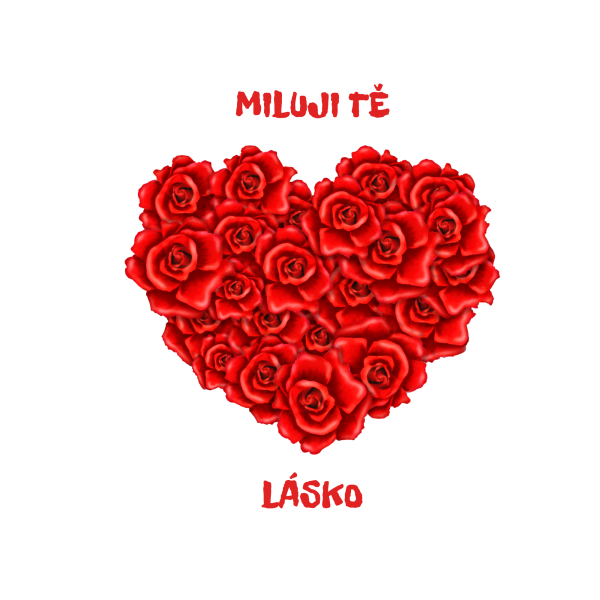 Polštář Srdce 40x40 cm (1)