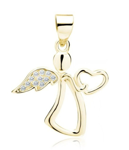 Stříbrný přívěsek křížek nekonečno (1)