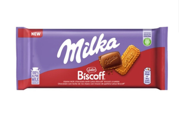 Čokoláda Milka Biscof 90g (1)