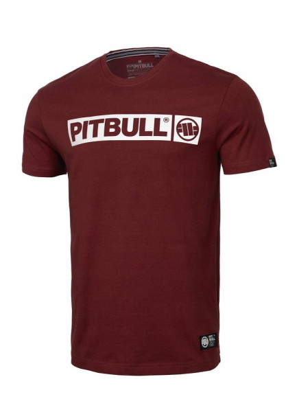 Tričko Pitbull West Coast Hilltop -  tmavě červené (1)