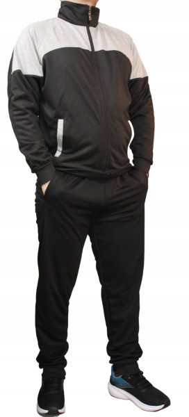 Pánská tepláková souprava – mikina na zip + kalhoty zelená (1)