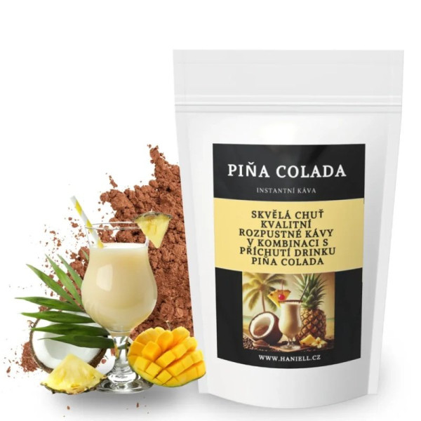 Káva rozpustná Piňa Colada 100g baleno ve vakuu bez skla (2)