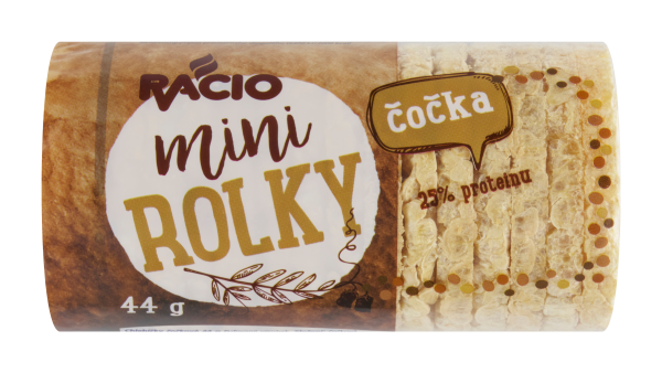 RACIO mini rolky čočkové bezlepkové 44 g  (1)