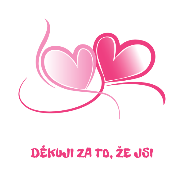 Polštář 40×40 cm „Děkuji za to, že jsi“ (1)