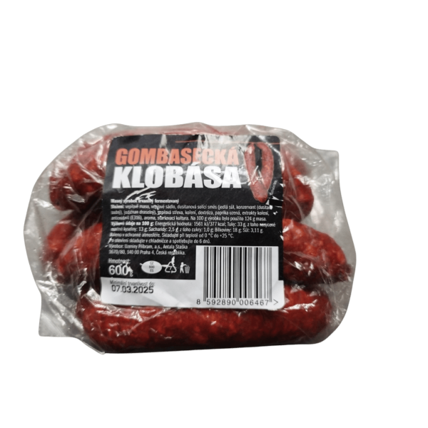 Klobása Gombasecká 600g (2)