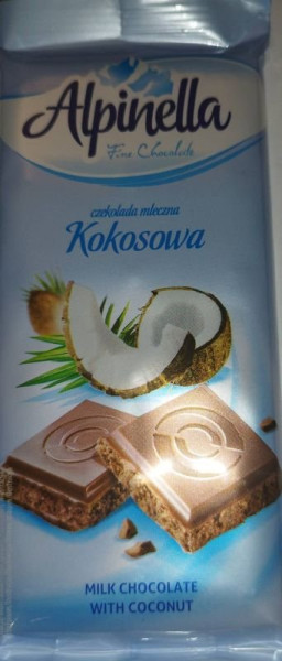 Čokoláda Alpinella kokosová (1)