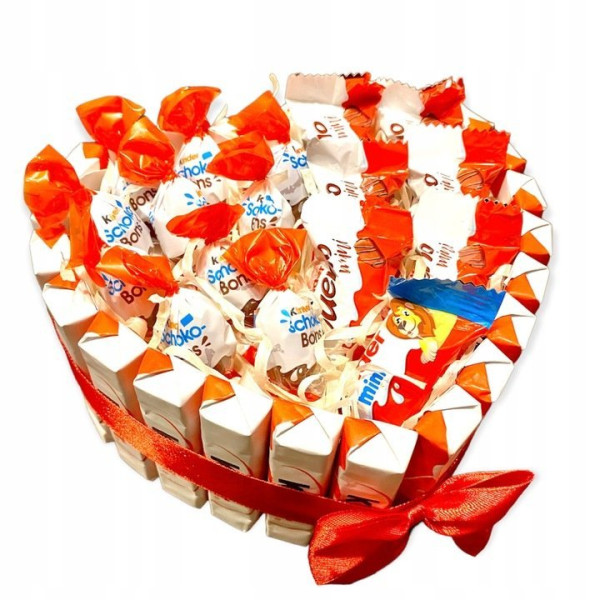 Valentýnské sladké srdce Kinder