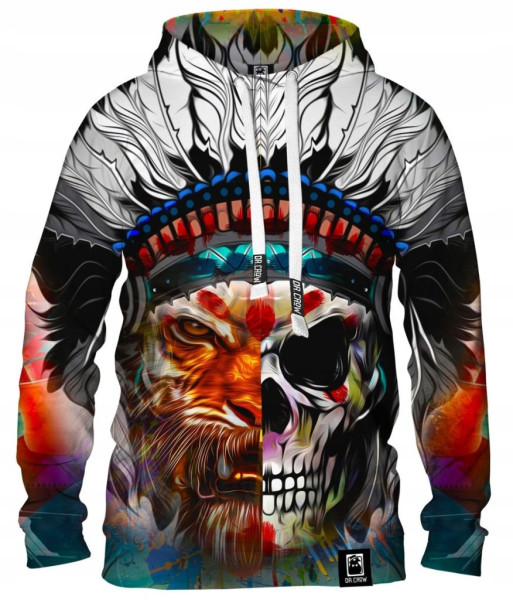 Mikina Dr.Crow indický tygr velikost oděvy M/L