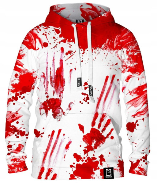Mikina Dr.Crow Zombie White dámská velikost oděvy M