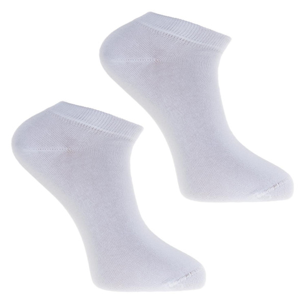 Ponožky kotníkové bavlna 3PACK bílé (1)