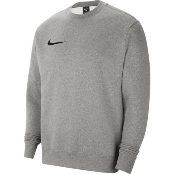 Tepláková blůza Nike bavlna bez kapuce světle šedá (1)