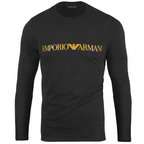Tričko Longsleeve Emporio Armani dlouhý rukáv black (1)