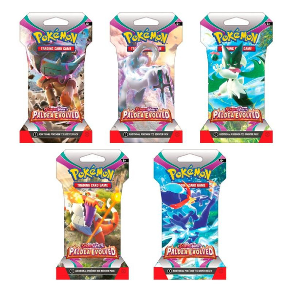 Pokémon TCG: Scarlet & Violet 02 Paldea Evolved - 1 Blister Booster (1)