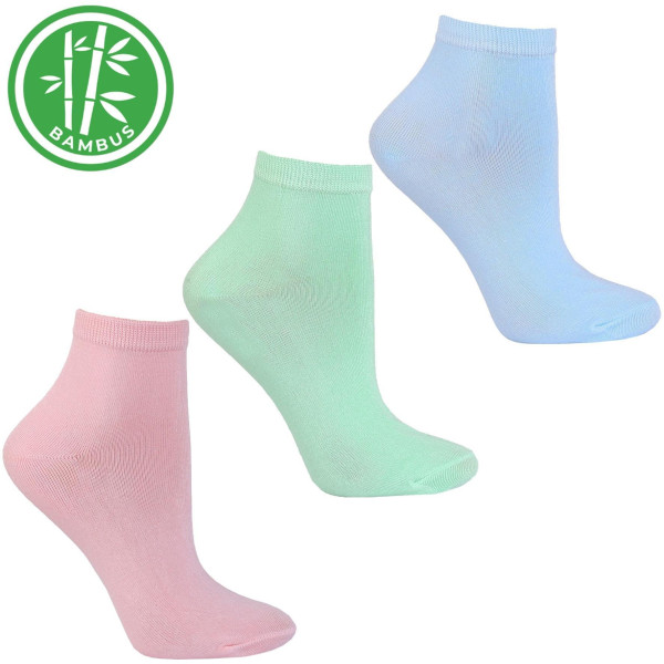 Ponožky Pastelové bambusové 3 Pack dámské (1)