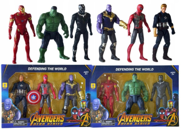 Sestava Figurek Avengers 6 ks 18 cm