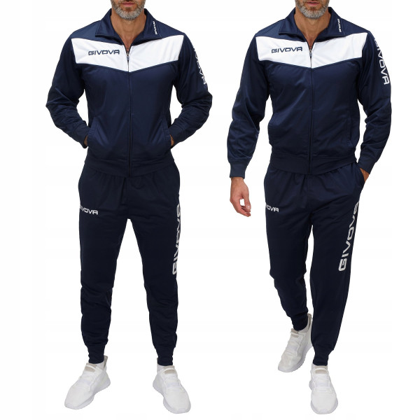 Tepláková souprava Givova Visa navy-white (1)