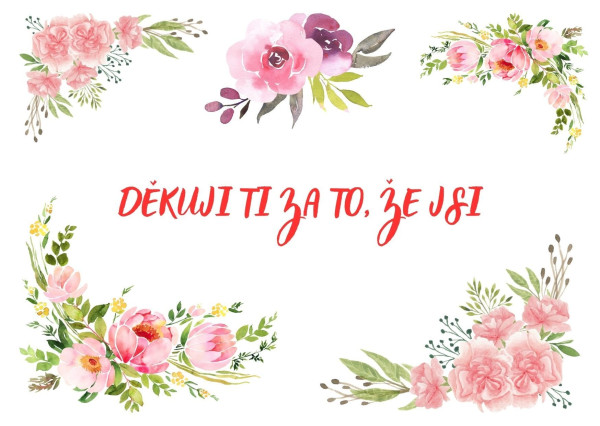 Pohlednice Miluji Tě Čumáčku (1)