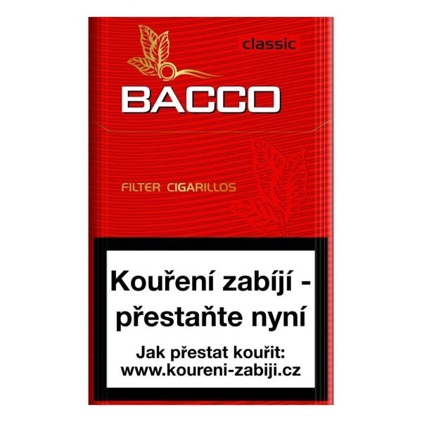 Doutníky Bacco Cigarillos filter Classic 17ks (1)