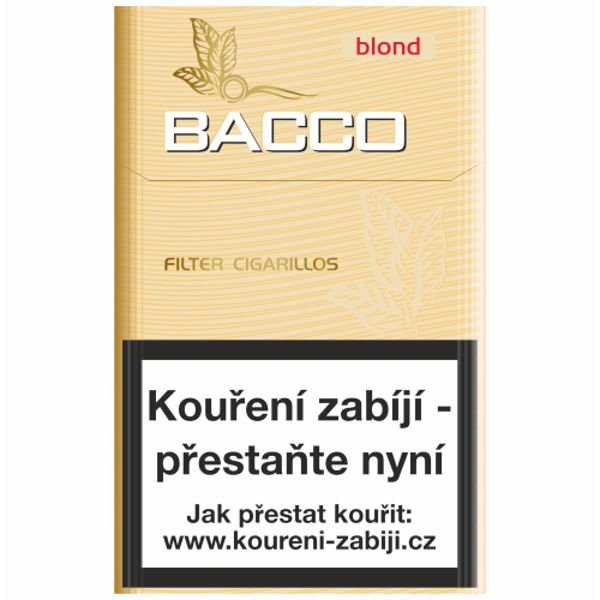 Doutníky Bacco Cigarillos filter Blond 17ks (1)