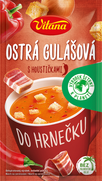 Polévka instantní Gulášová ostrá s houstičkami 25g (1)