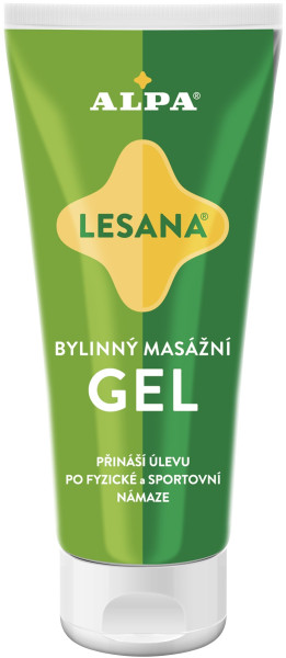 Gel masážní bylinný Alpa Lesana 100 ml po cvičení (1)