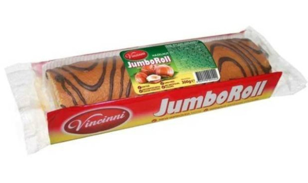Roláda piškotová Jumboroll oříšková 300g (1)