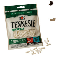 Cigaretové Filtry TENnesie MENTHOL 6 mm 100 ks