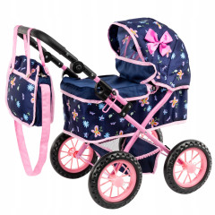 Kočárek pro panenky hluboký - skládací