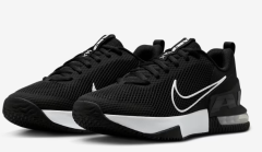 Obuv Nike Air Max Alpha Trainer 6 cerno-bile Stabilní tréninkové tenisky s Air Max tlumením a odolnou podrážkou