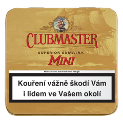 Doutníky Clubmaster MINI Sumatra 20 ks Mini doutníčky s jemnou a vyváženou chutí