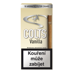 Doutníky Colts Filter Vanilla 10 ks Aromatické doutníky s vanilkovým filtrem