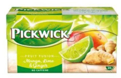 Čaj Pickwick Mango, limetka a zázvor Ovocný čaj Pickwick Mango, limetka a zázvor – porcovaný čaj