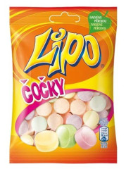 Lipo ovocné čočky 60 g Tvrdé dropsy s intenzivní tutti-frutti chutí