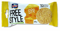 RACIO FreeStyle sýrové krekry 25 g Lehká křupavá svačina s výraznou sýrovou chutí