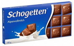 Schogetten Alpine Milk čokoláda 100 g Jemná mléčná čokoláda s alpským mlékem