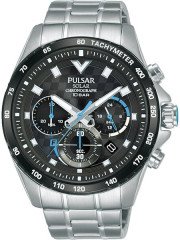 Hodinky Pulsar PZ5105X1 Solar Chronograph Sportovní výkon poháněný světlem