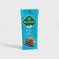 Čokoláda Alpinio wafers 80 g Křupavá sladkost pro lepší den