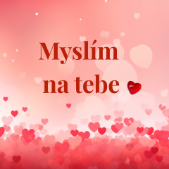 Polštář 40×40 cm „Myslím na tebe“ Tichá přítomnost, která drží