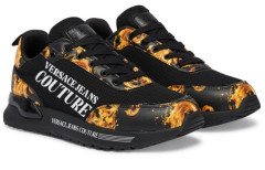 Tenisky Versace Jeans Couture černé Černá elegance se zlatým podpisem Versace