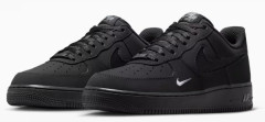 Boty NIKE Air Force 1 black unisex Legenda v černém se šedým detailem