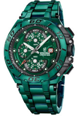 Hodinky Festina Chrono Bike 2026 Special Edition F20758 Celozelená Special Edition se safírem a dvěma tvářemi