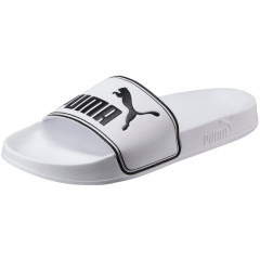 Pantofle Puma Ledcat white (2)