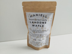Káva rozpustná Lahodné wafle HANIELL 25g (2)